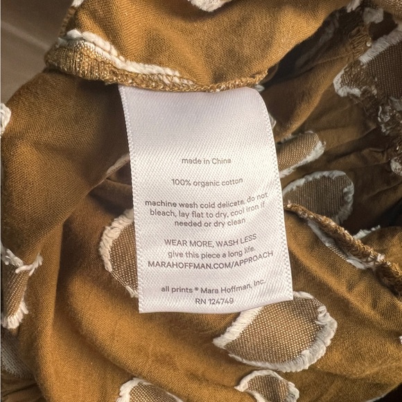 Mara Hoffman Shelsea Pants - 70’s style boho - small - Beach pool cruise - Picture 6 of 7